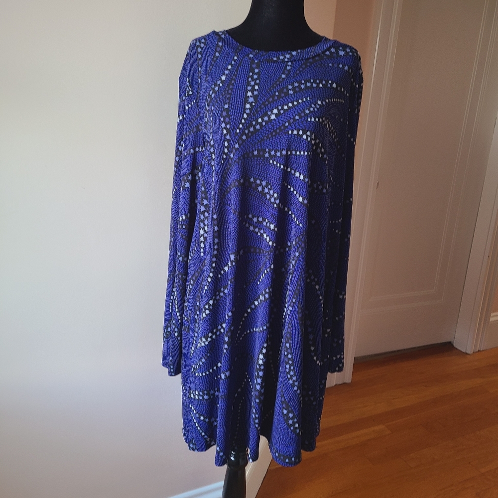 BCBGeneration Day long Sleeve A-line Dress - Picture 3 of 5